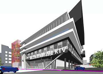 海鮮酒樓建筑設計裝修（湛江漁港酒樓）